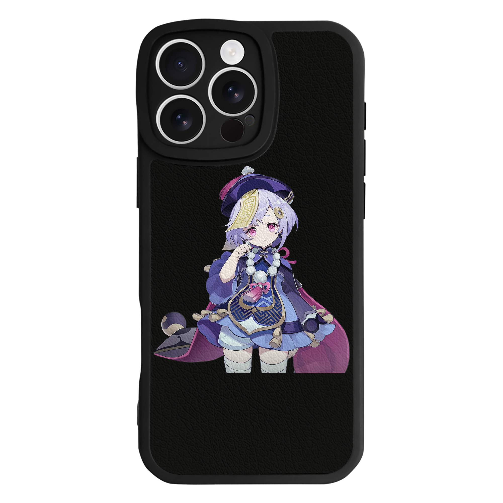 げんし神 七七 なな  genshin Nana 【iPhone 16シリーズ対応】シリコンスマホケース（レザー調） 材質：シリコン